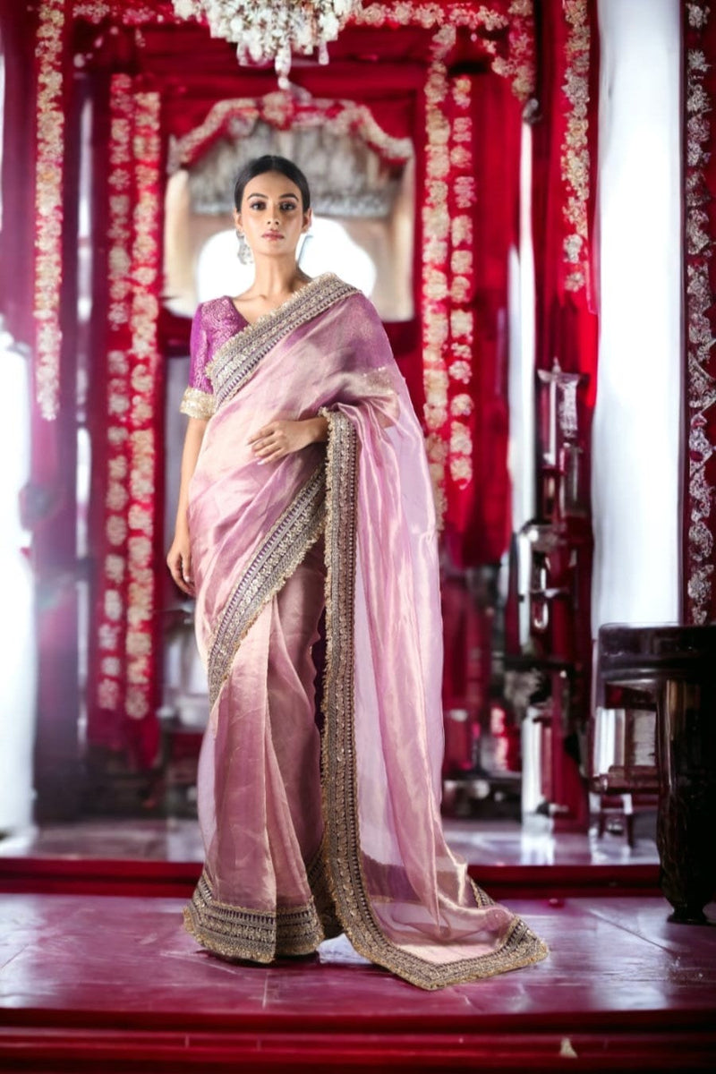 Wine Colour Saree Shop Latest Wine Color Saree Online at The Weaves