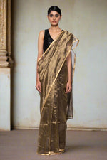 Load image into Gallery viewer, Handwoven Copper Tissue Organza Saree
