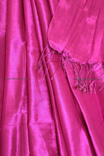 Load image into Gallery viewer, Handwoven Magenta Soft Tissue Saree
