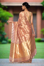 Load image into Gallery viewer, Nude Pink Saree
