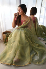 Load image into Gallery viewer, Buy Sea Green Colour  Saree
