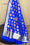 Royal Blue Banarasi Geenda Phool Dupatta